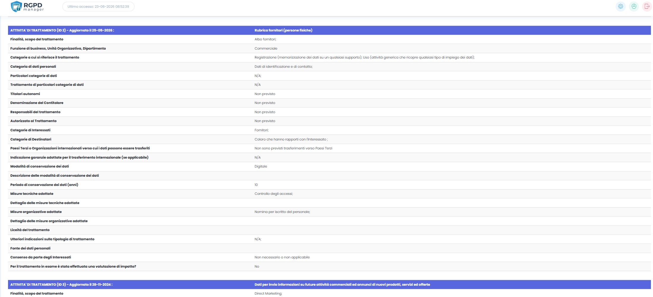 Consulenza GDPR